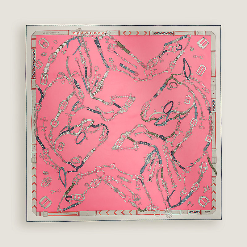 エルメス HERMES スカーフ カレ90 Chevaux Dechaines Les Chevaux Dechaines scarf 90 | Hermès Macau SAR